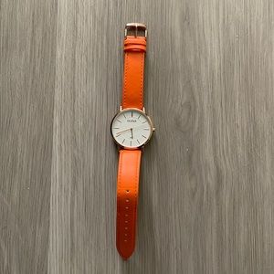 OLEVS Women’s Watch - Orange and Gold